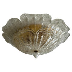 Murano Flush Mount Ceiling Light, Italy circa 1960s