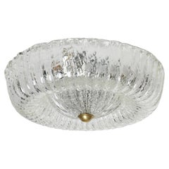 Murano Flush Mount Ceiling Light, Italy circa 1960s