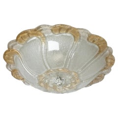 Murano Flush Mount Ceiling Light, Italy circa 1960s