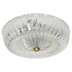 Murano Flush Mount Ceiling Light, Italy circa 1960s