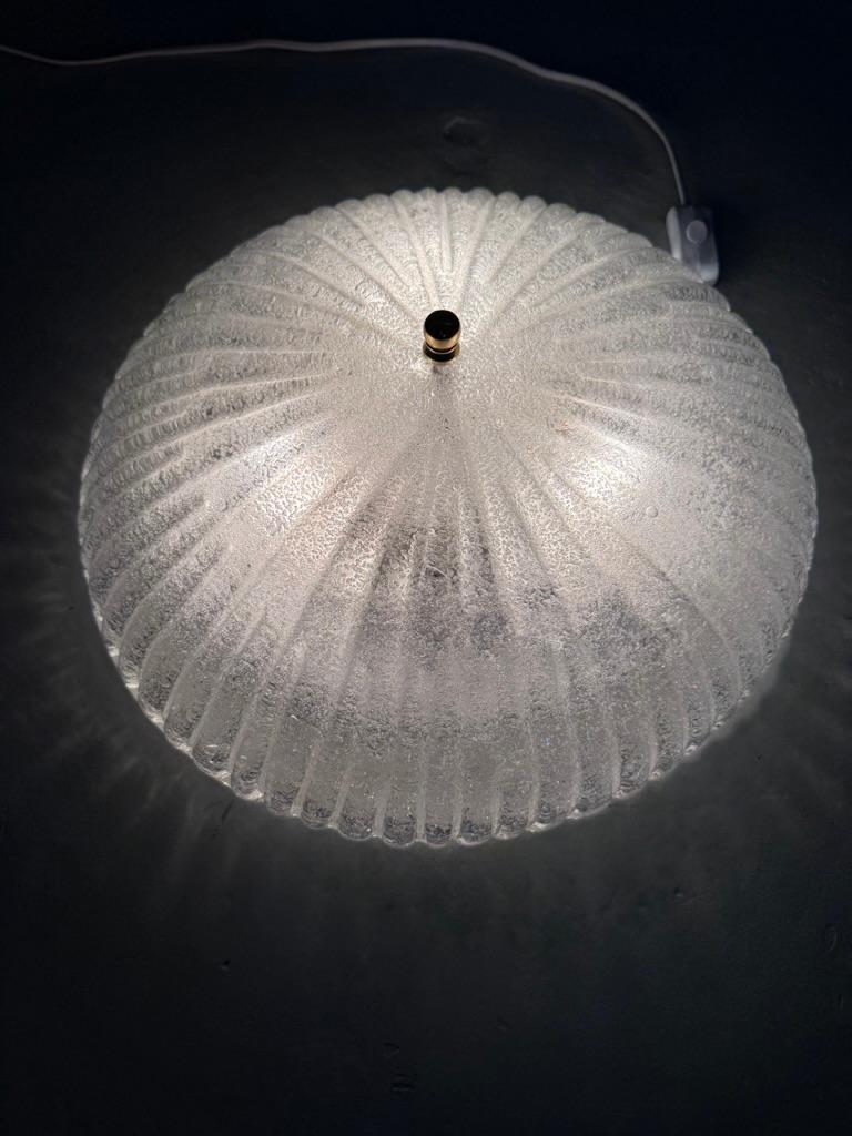Metà XX secolo Plafoniera a incasso di Murano vintage - Honsel Germania -1960 in vendita