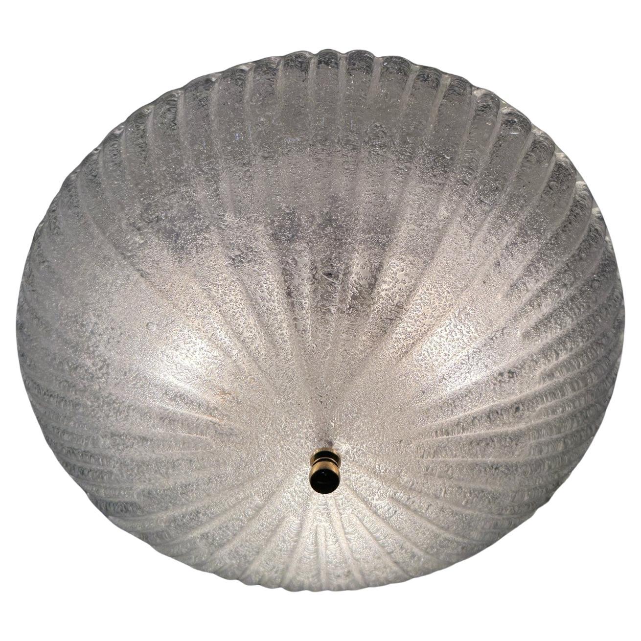 Murano flush mount Deckenleuchte vintage -Honsel Deutschland -1960