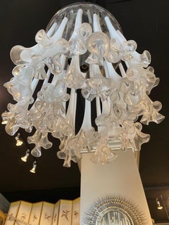 Murano  Flush Mount  Chandelier  "Calle" by Ettore Fantasia and Gino Poli