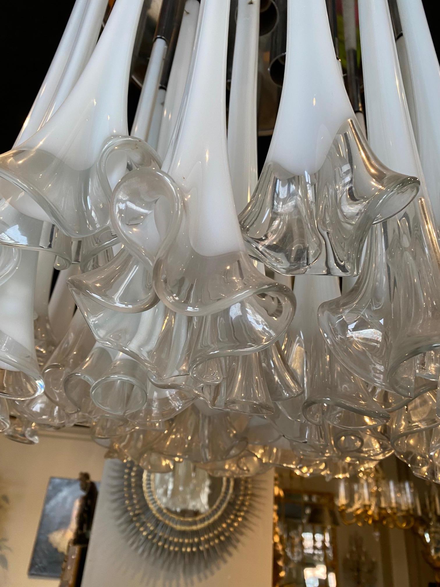  Murano  Flush Mount  Chandelier  