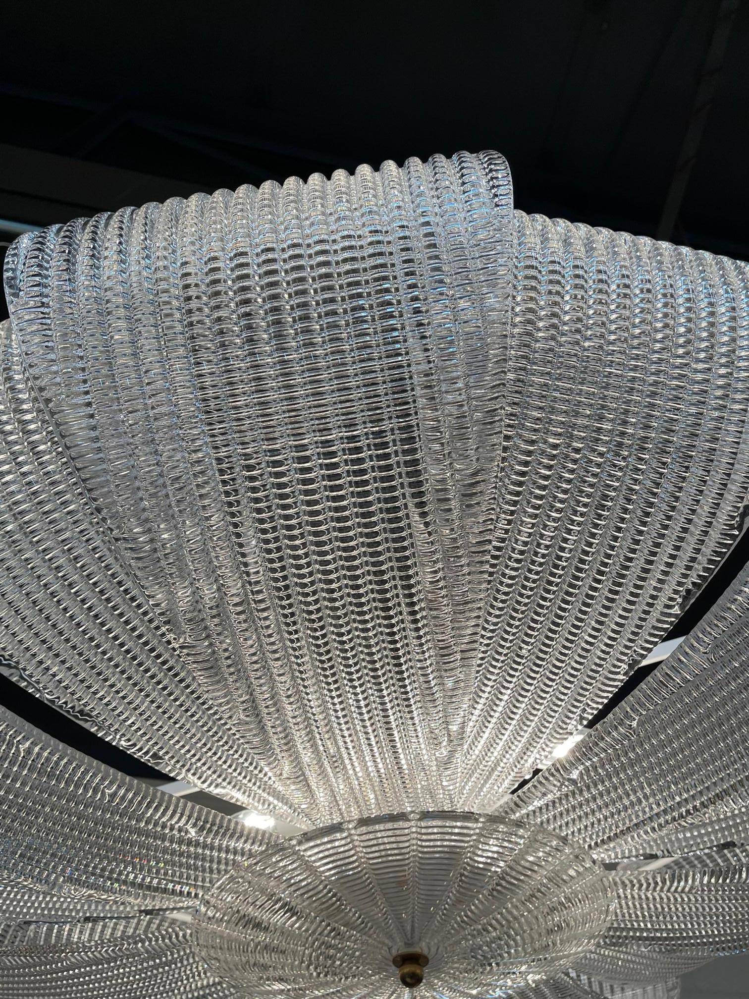 Murano Flush Mount Chandelier 2