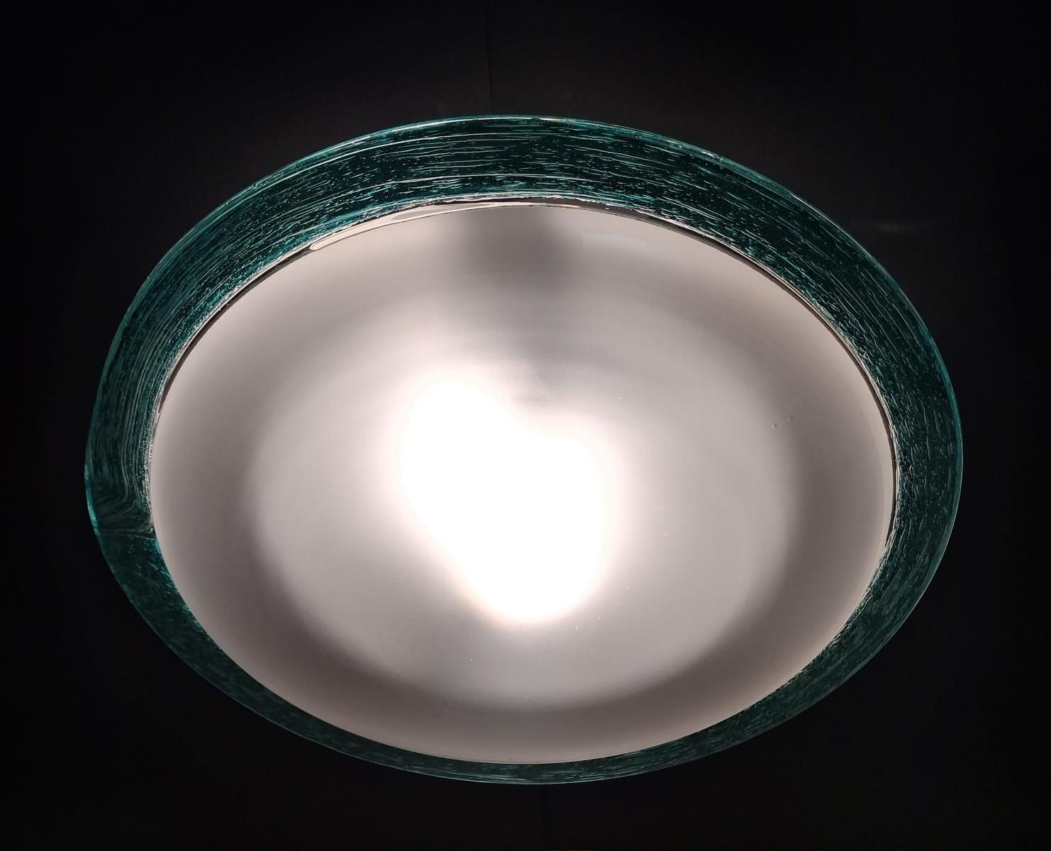 Verre brun Murano, affleurant / applique en vente