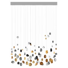Murano Gemstones Chandelier. Dining Room, Kitchen Island, Foyer, Living Room.
