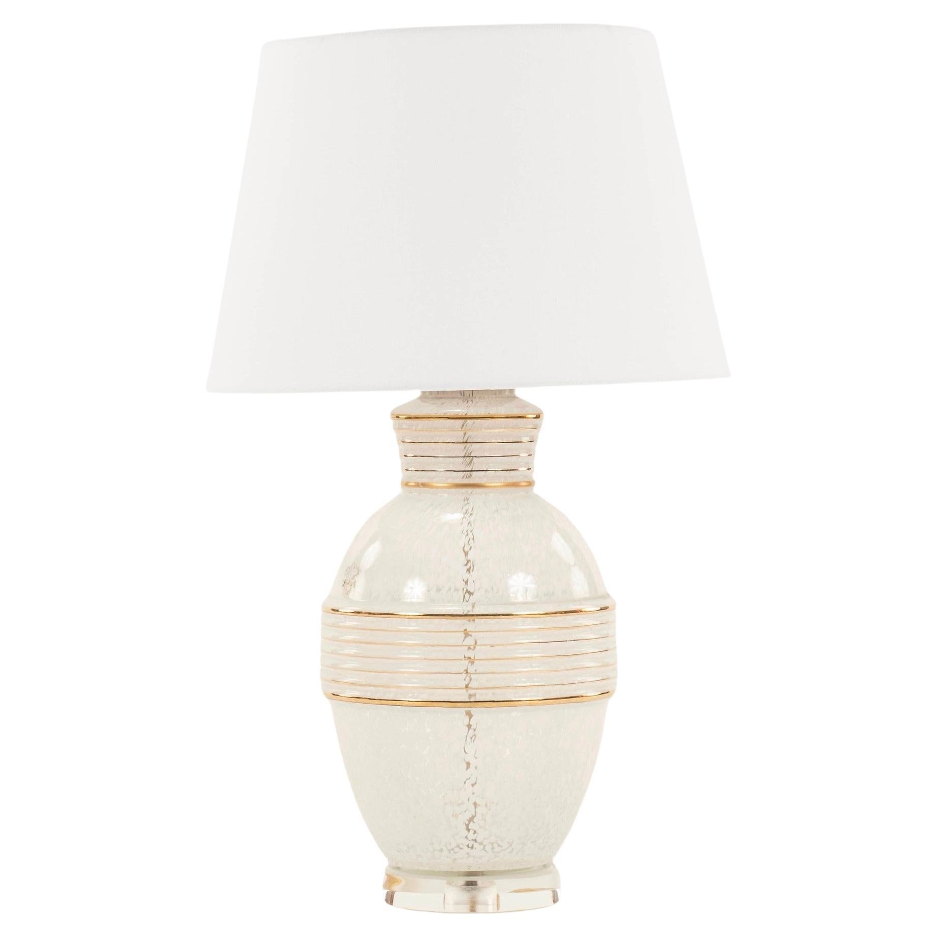 Murano Vergoldetes Glas Lampe