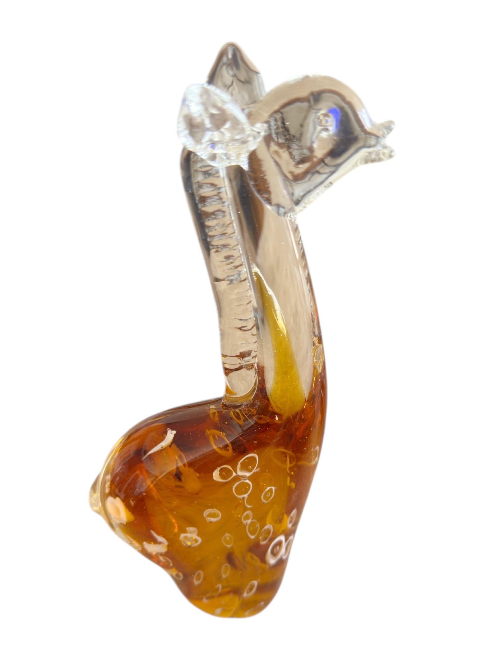 Glass Murano Giraffe Figurine For Sale