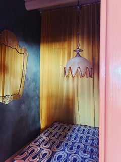 Murano glas Pendant Light by Mazzega 1970 Italy