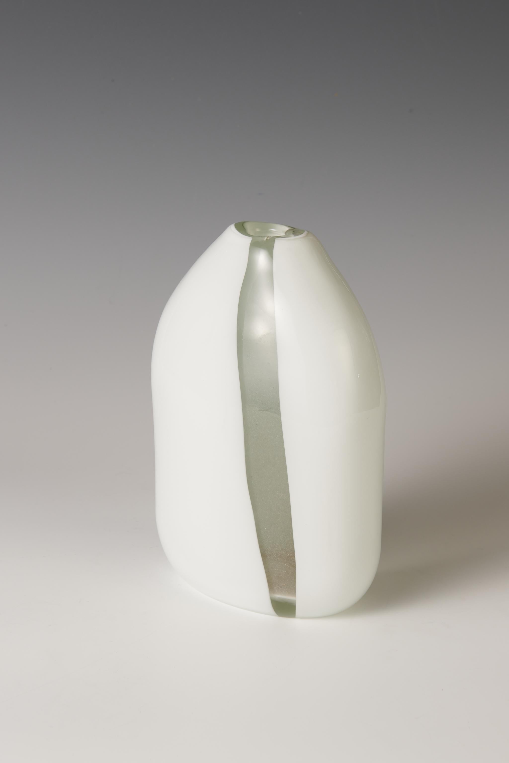 Italiano Vaso in vetro di Murano Salviati di Luciano Gaspari 1960 ca. in vendita