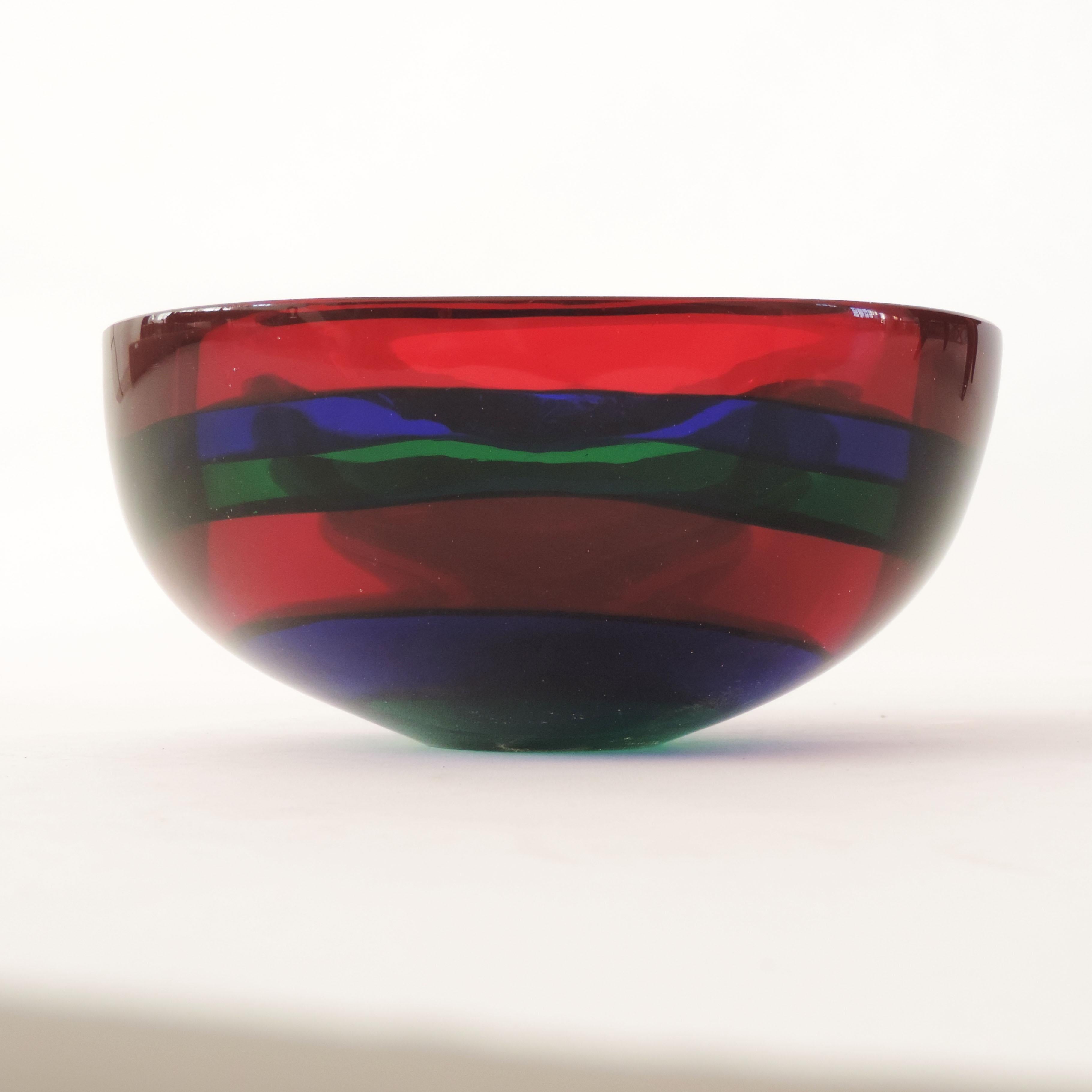 Mid-Century Modern Murano Glass 1960s Ashtray