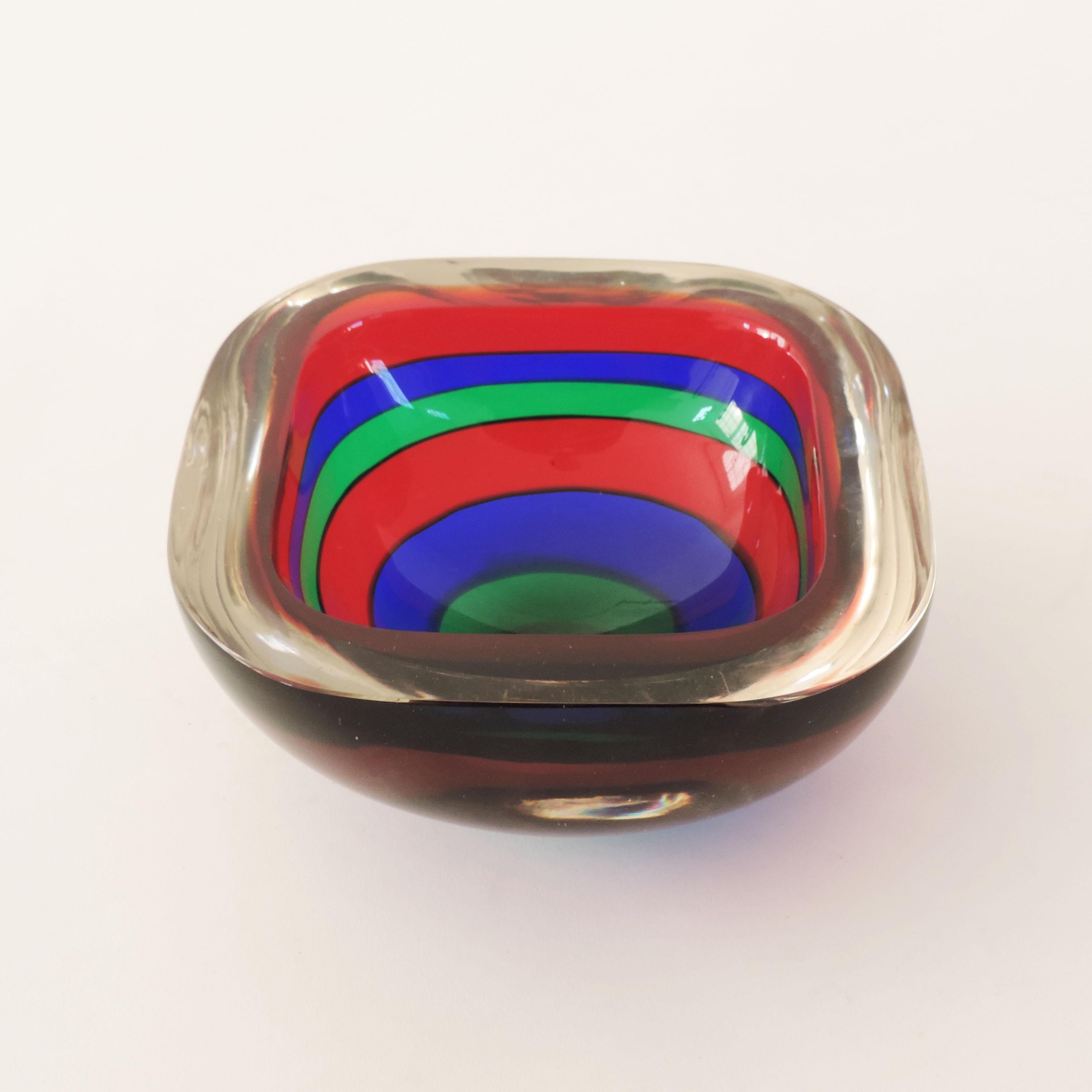 Murano Glass 1960s Ashtray In Good Condition In Milan, IT