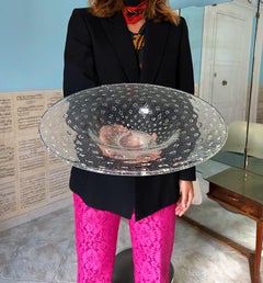 Centrotavola anni '80 in vetro di Murano di Il Vetro Dei Dogi