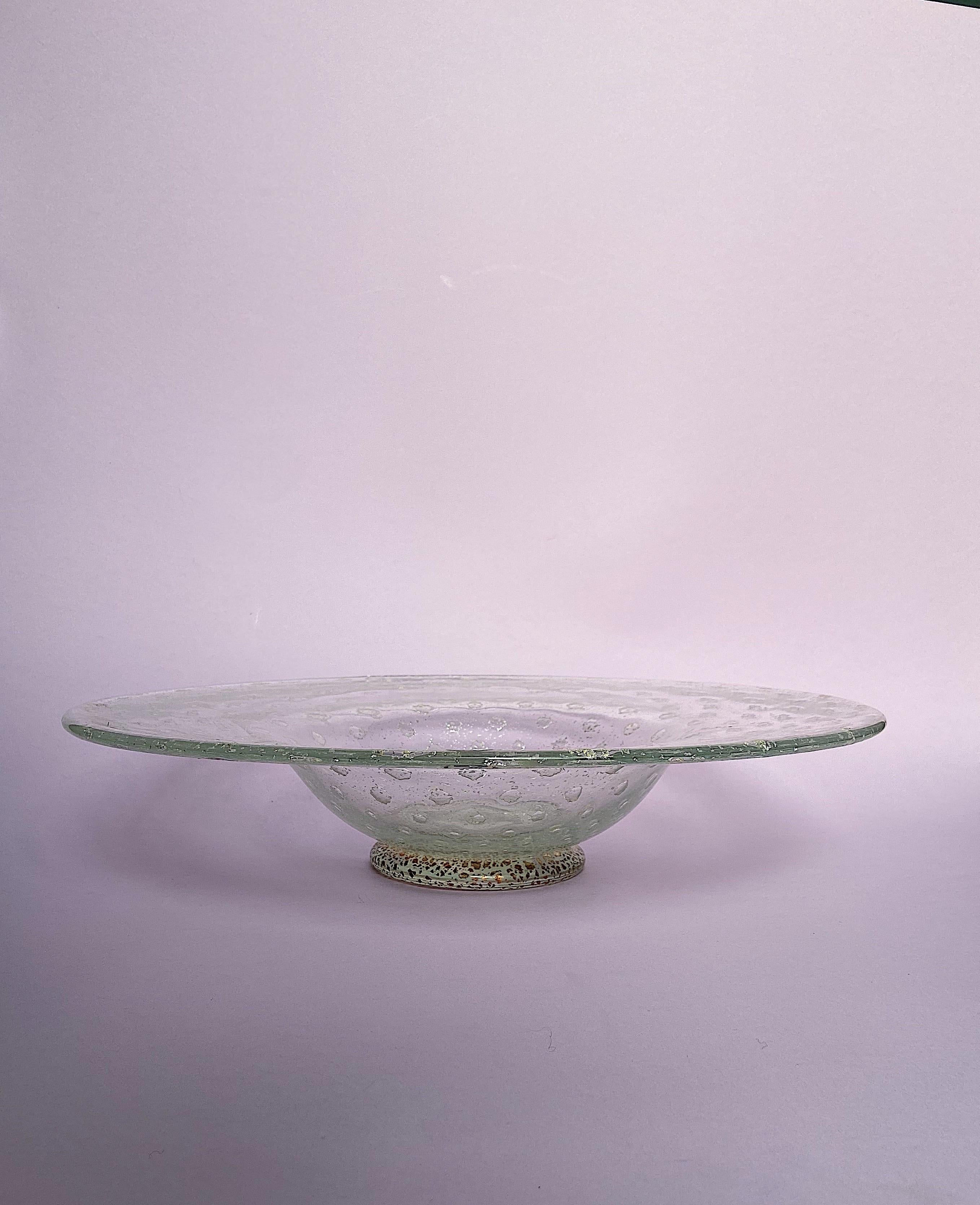 Mid-Century Modern Murano Glass 1980s Centerpiece by Il Vetro Dei Dogi For Sale