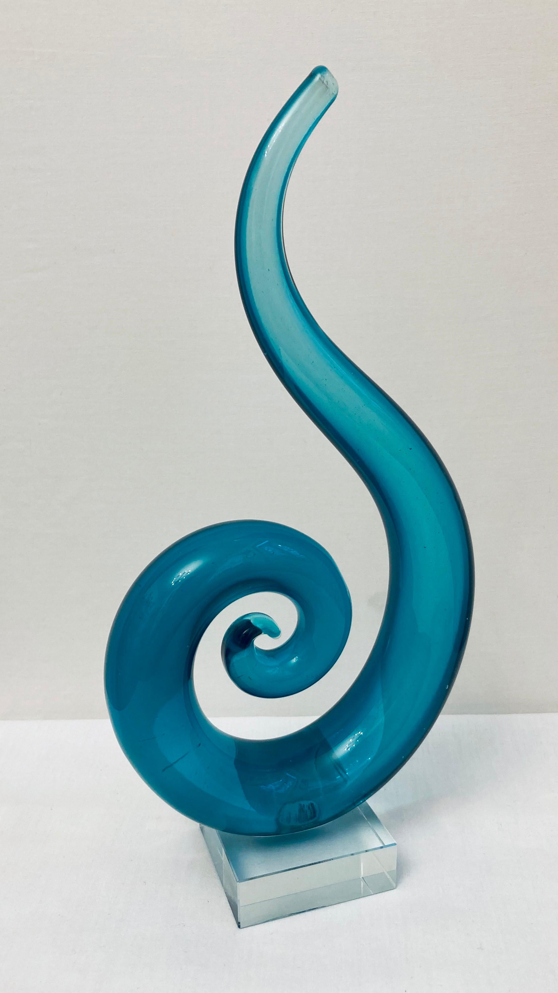 Italian Murano Glass Abstract Sculpture