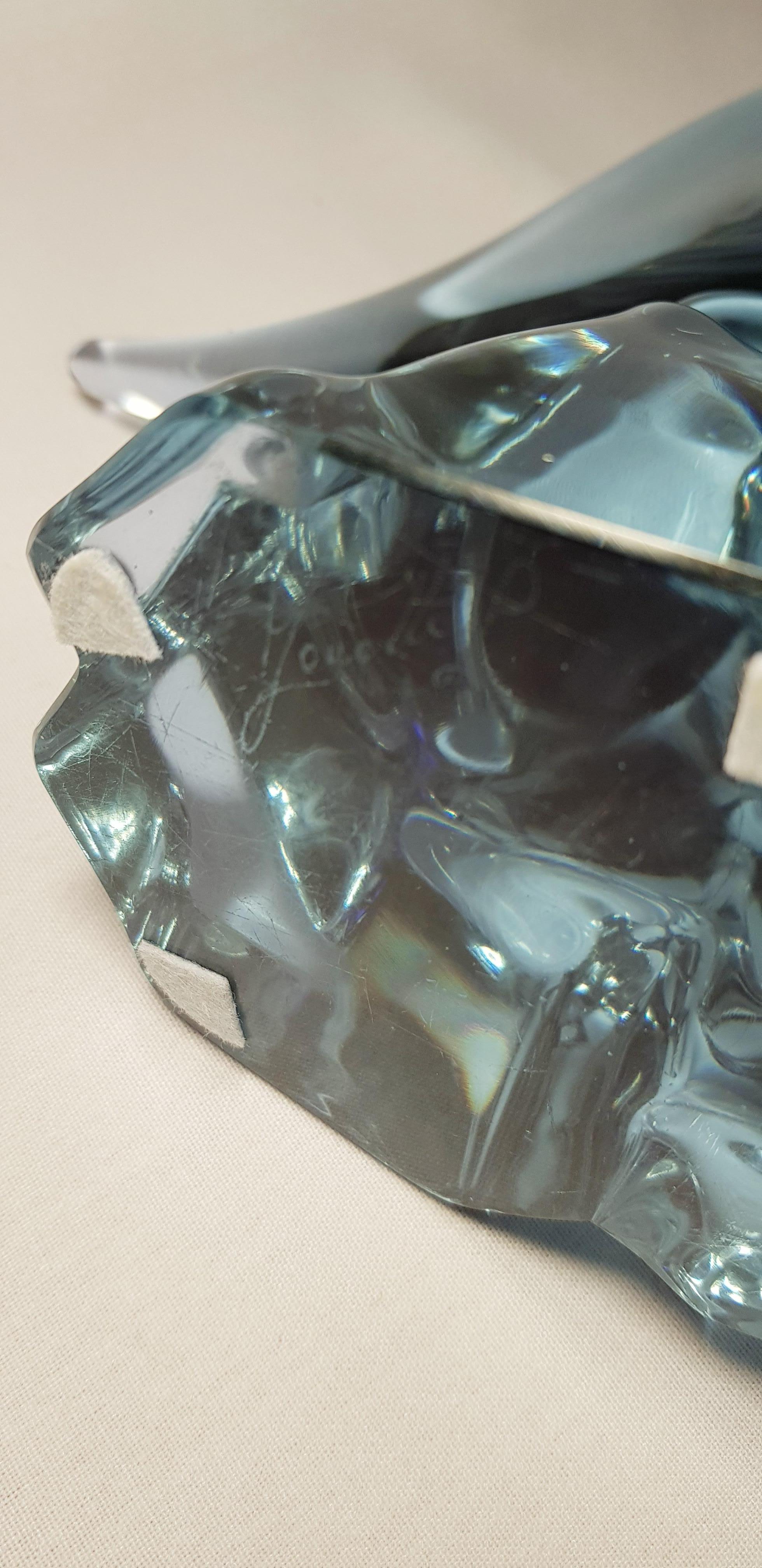 Murano Glass Alexandrite Neodymium Penguin Signed by Licio Zanetti For Sale 1