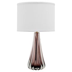 Lampada Ametista in vetro di Murano