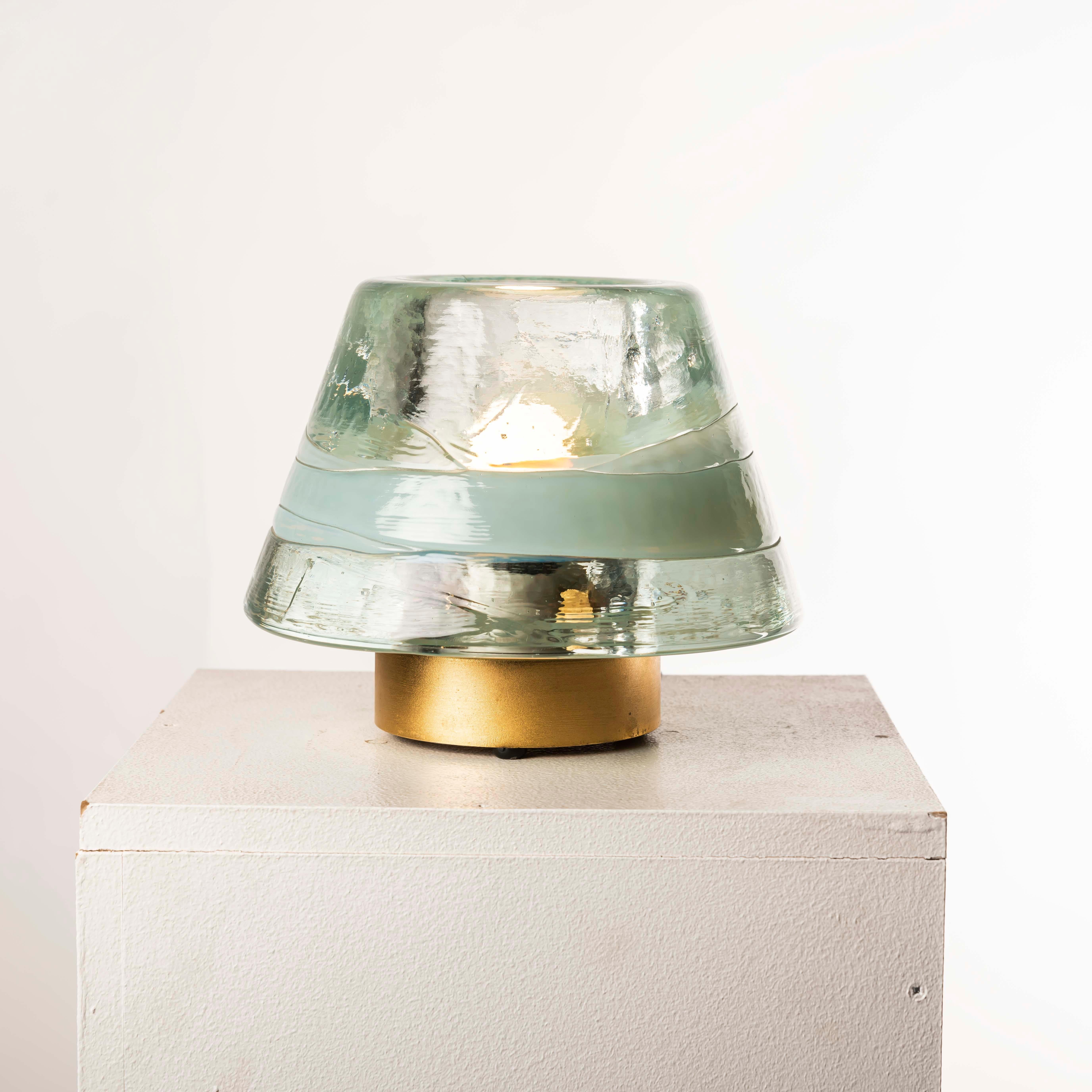 Lampe de table en verre de Murano conçue par Renato Toso et Roberto Pamio/Leucos en vente 8