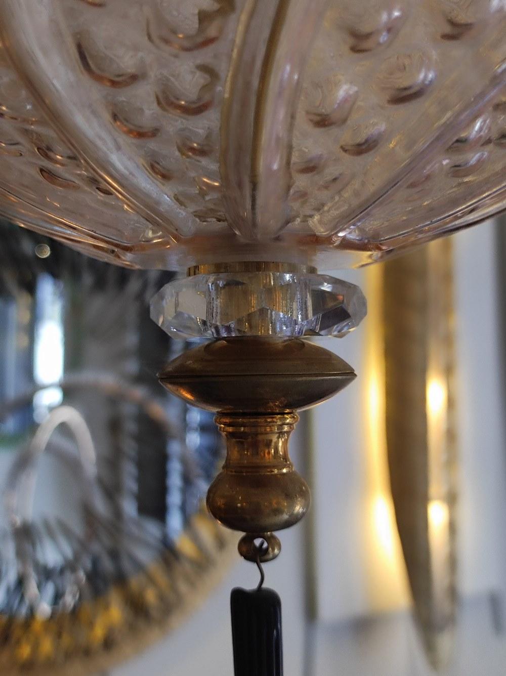 Murano Glass and brass Lantern 3