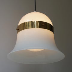Murano Glass and Brass Penant Light