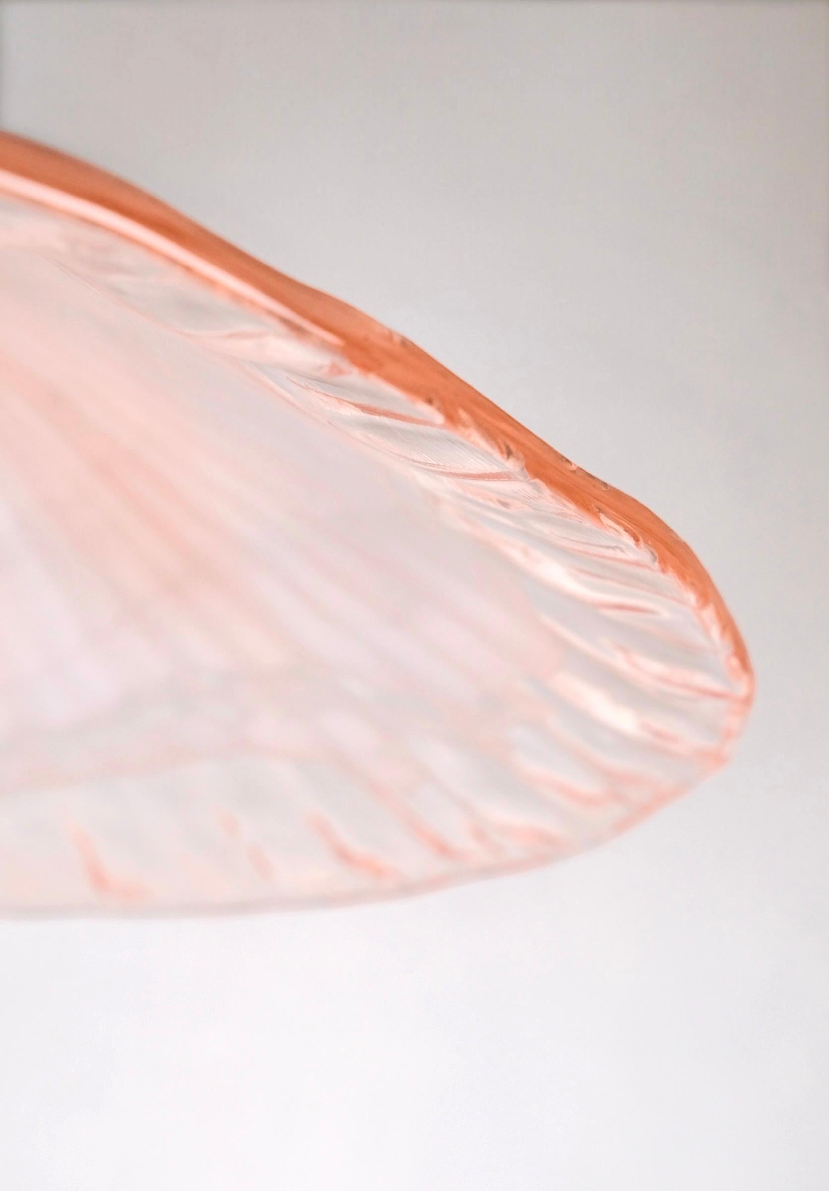 Murano glass and brass pendant light by La Murrina, Italy, 1970s For Sale 5