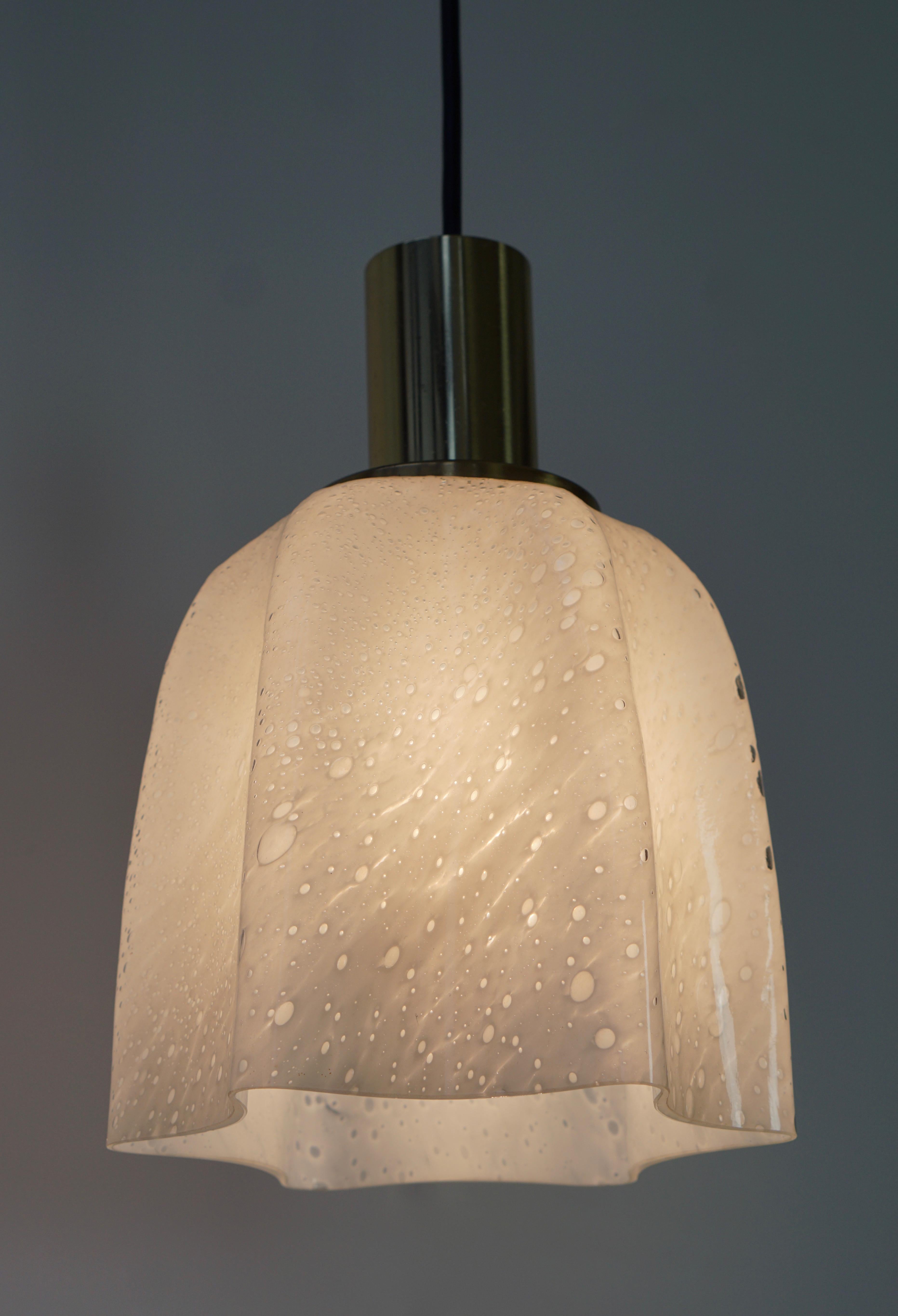Murano Glass and Brass Pendant Light (Messing)