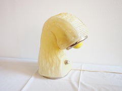 Murano Glass and Chromed Metal Table Lamp by Carlo Nason for Mazzega