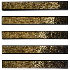 Murano Glass and Gold Leaf Mosaic by CaCO3