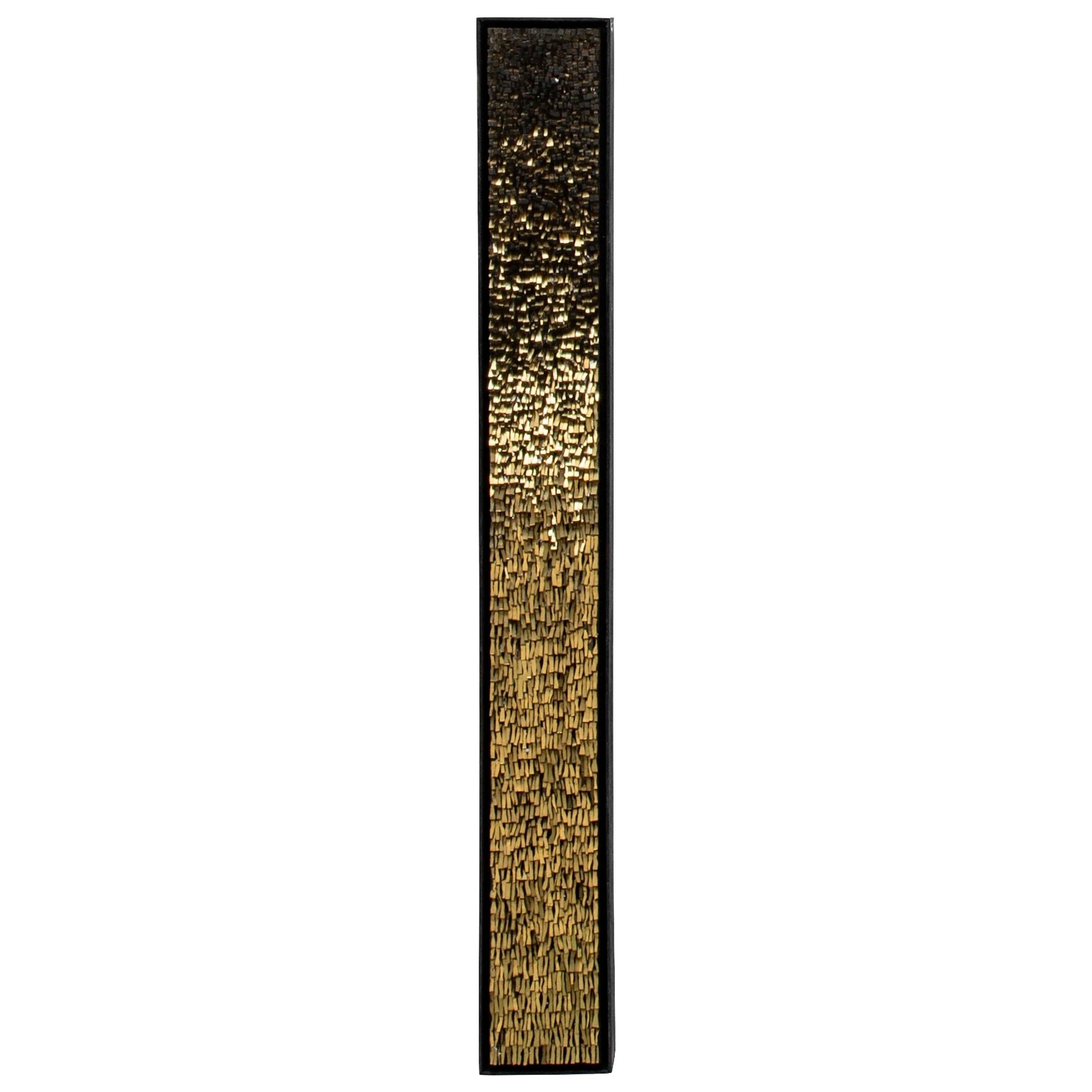 Murano Glass and Gold Leaf Mosaic, Movement Series by Artist Collective CaCO3 For Sale