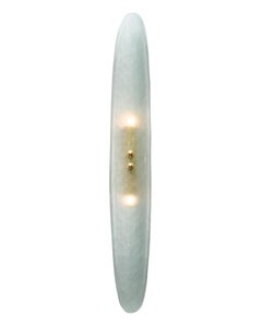 Murano Glass Aqua Single Panel Sconces