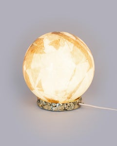 Murano Glass Aquamarine Crown Lamp by Stories of Italy