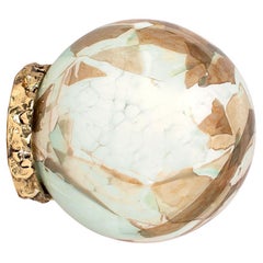 Murano Glas Aquamarine Crown Wandleuchte von Stories Of Italy