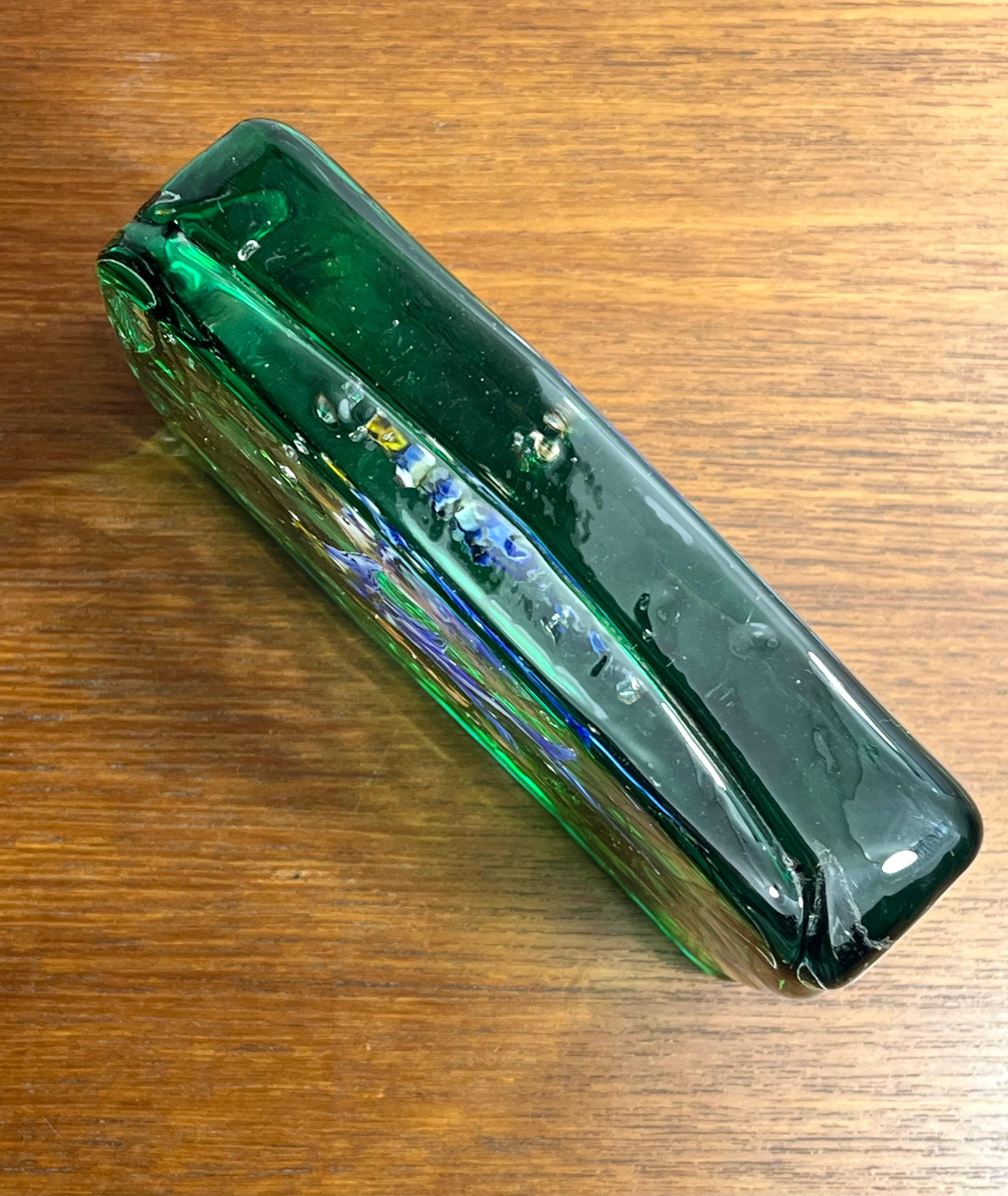 Bloc aquarium en verre de Murano par Alfredo Barbini pour Cenedese, années 1950 en vente 3