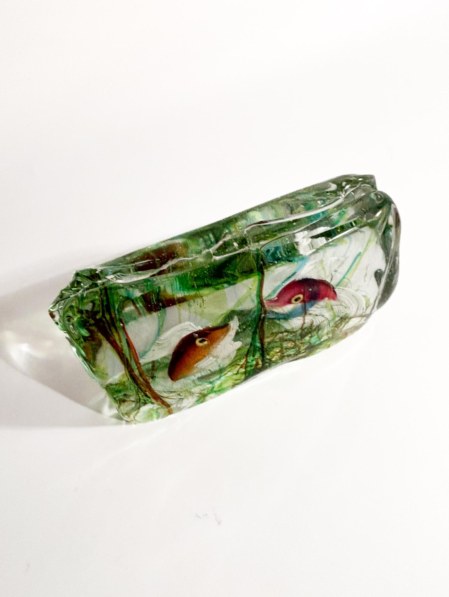 Acuario de cristal de Murano de Cenedese con figuras marinas de los años 50 en venta 4
