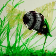 Acuario de cristal de Murano de Riccardo Licata para Gino Cenedese, Italia Años 60