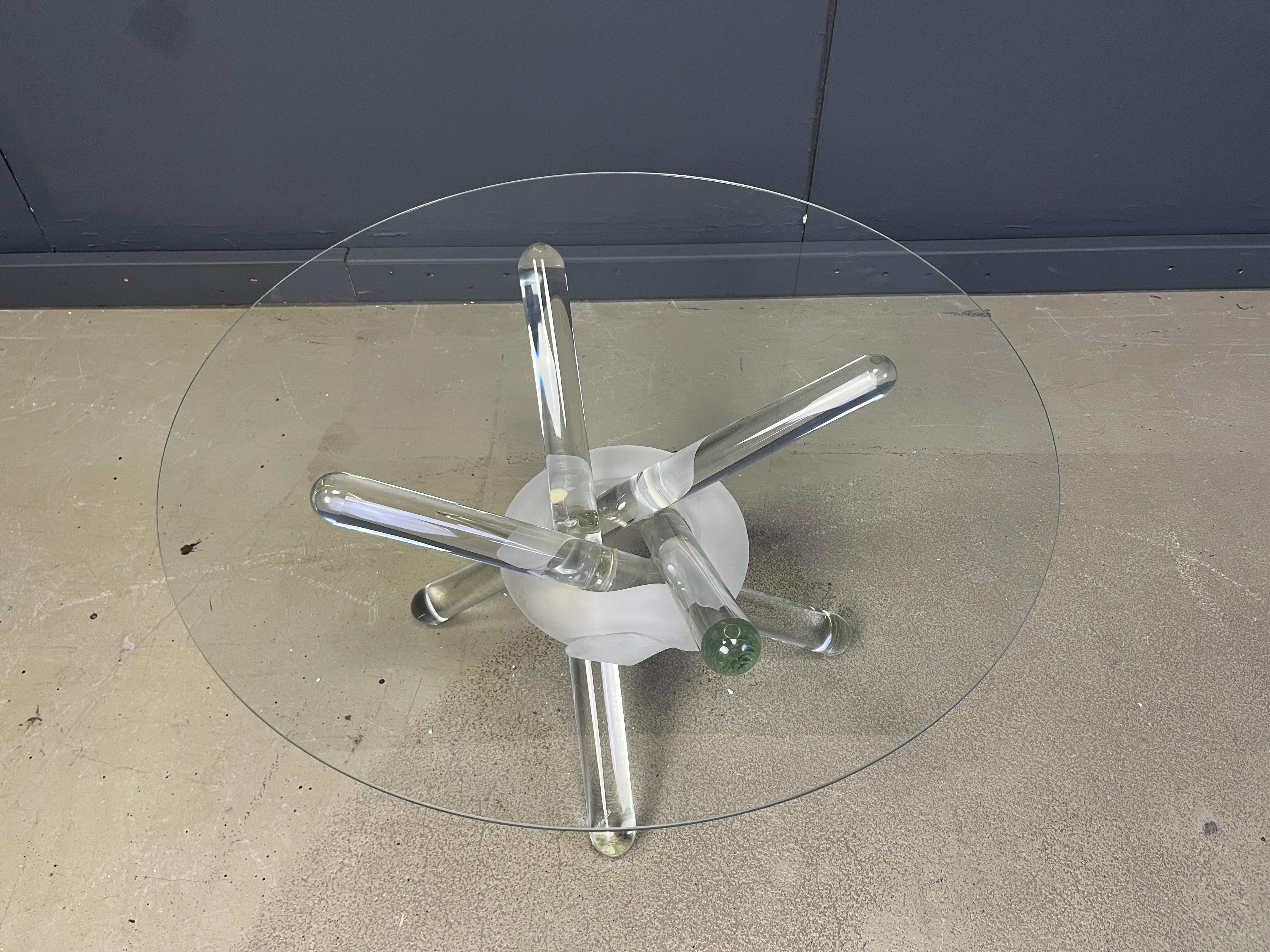 Table basse arlequin en verre de Murano par Maurice Barilone, années 1980 en vente 3