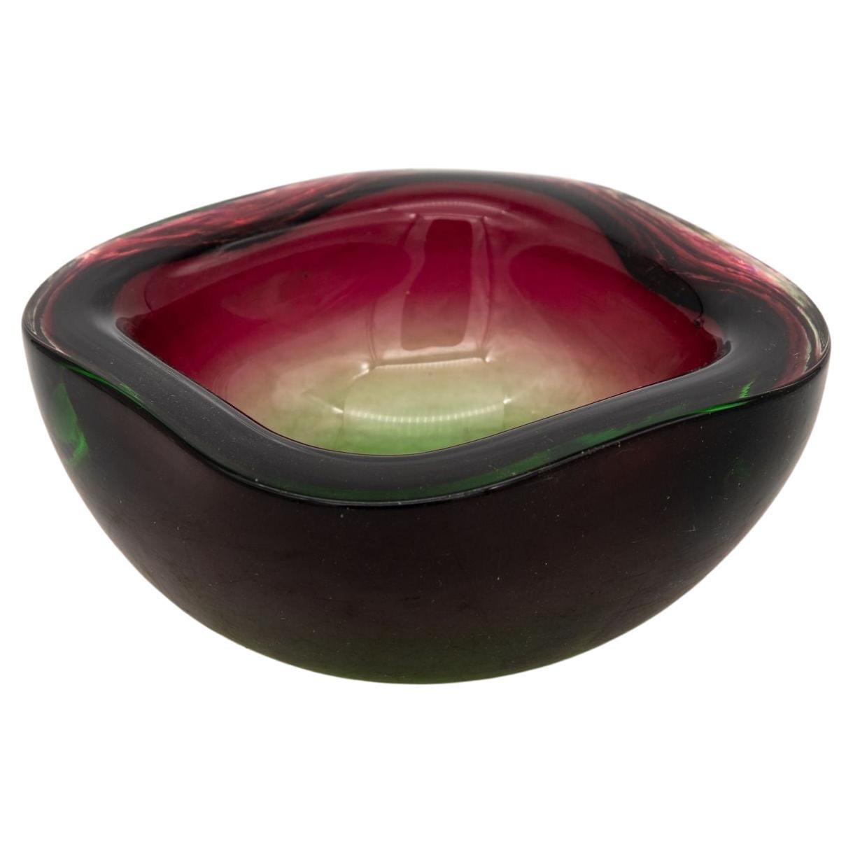 Murano Glass Ashtray 1960s For Sale At 1stDibs