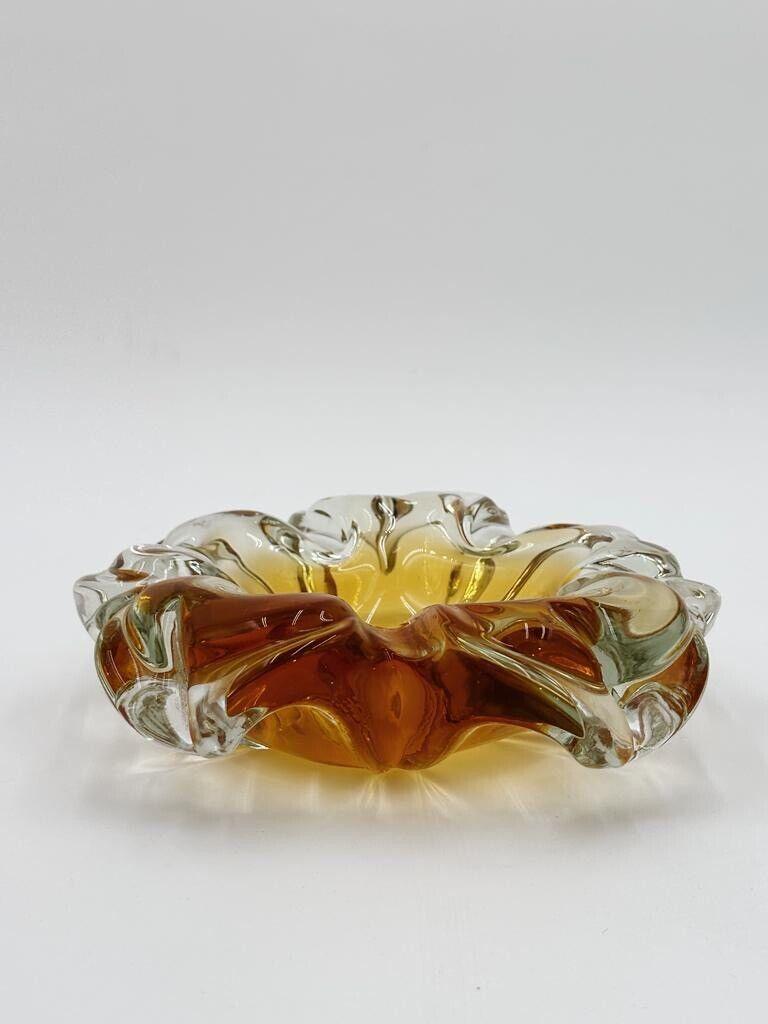 Cenicero de cristal de Murano 1970's Venecia Italian en venta