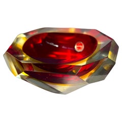 Set de cendriers et de Lights en verre de Murano par Mandruzzato