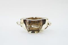 Murano Glas Aschenbecher um 1960