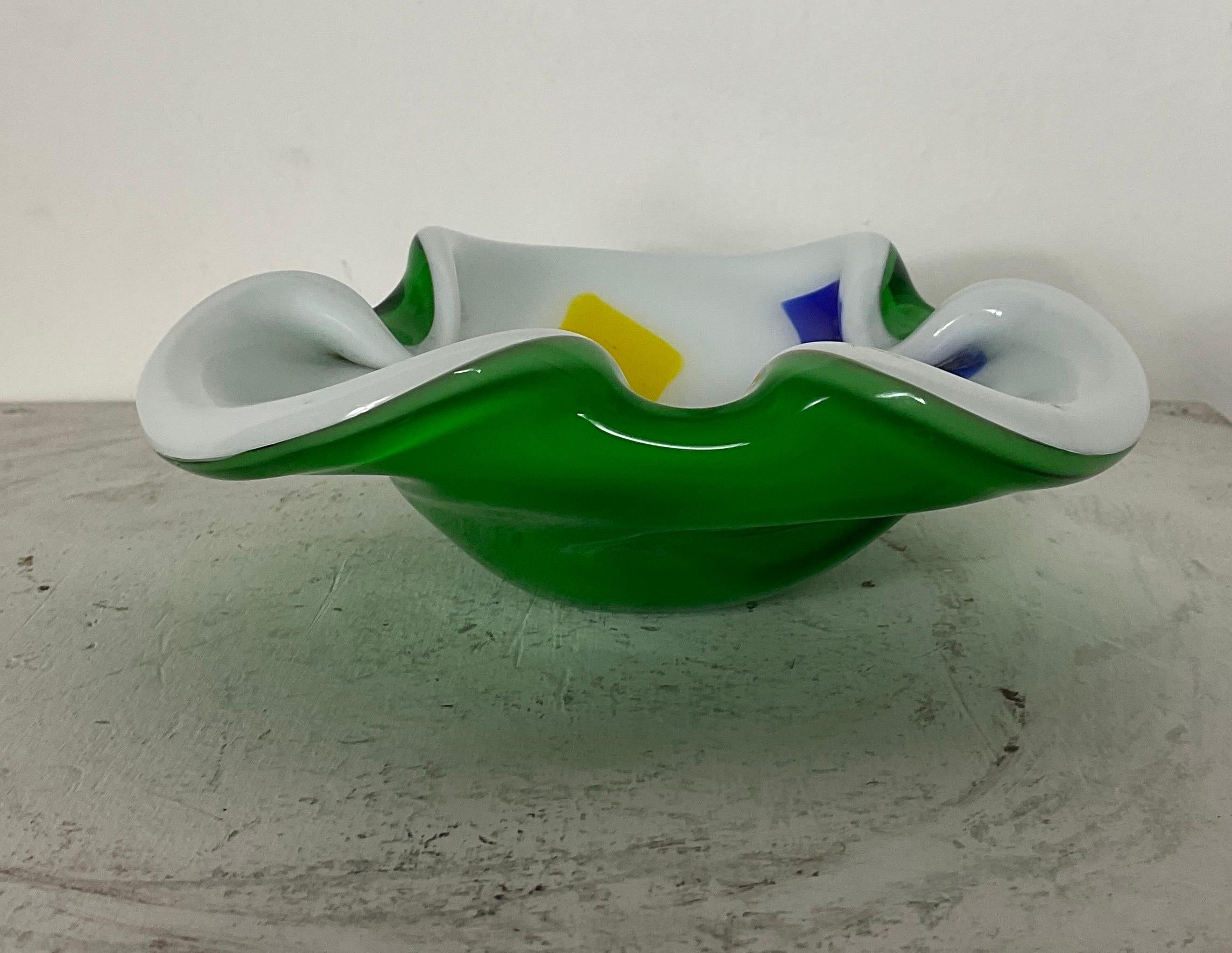 Murano glass ashtray attributable to Archimedes Seguso of the 60s For Sale 4