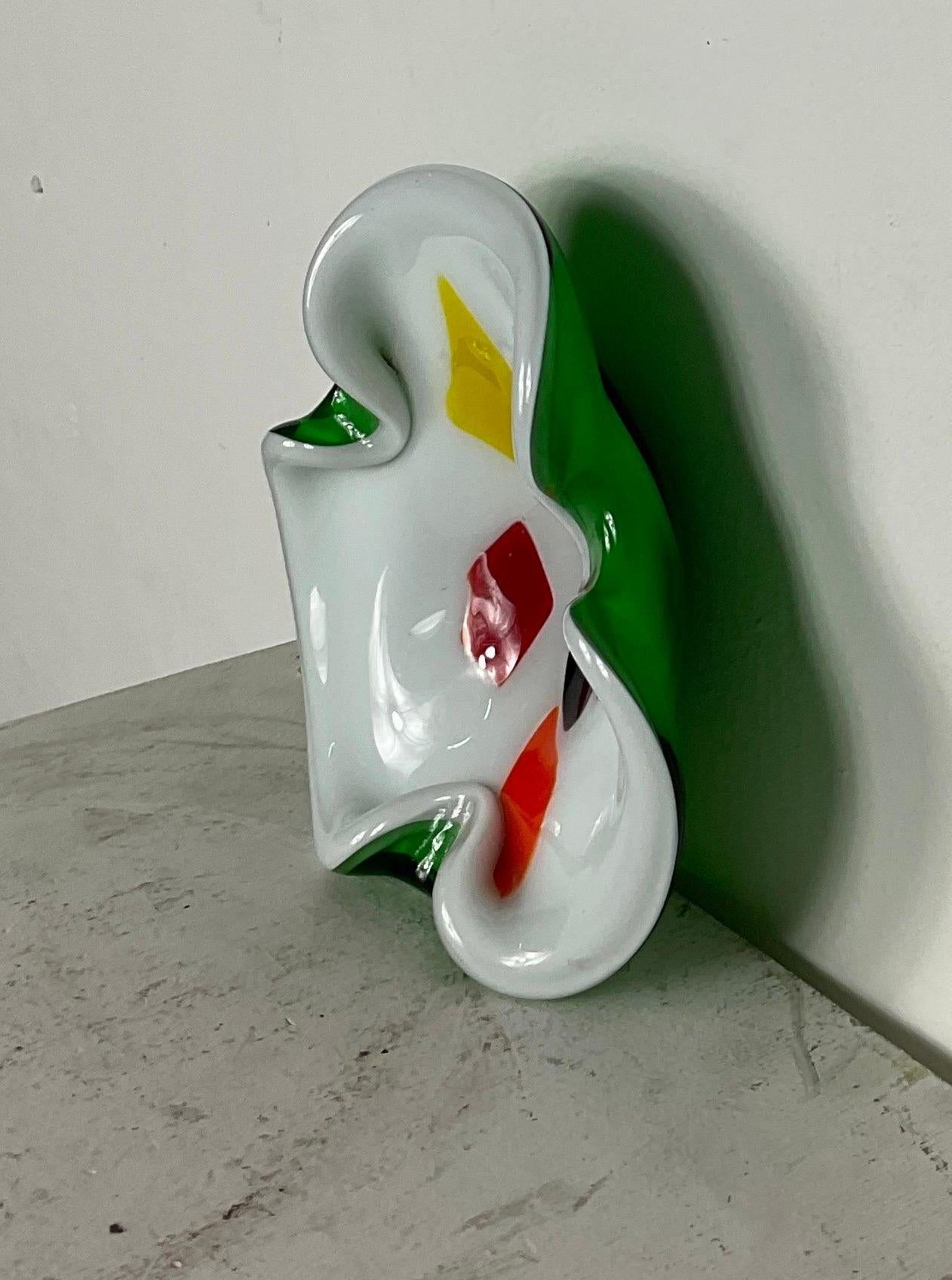 Posacenere in vetro di Murano attribuibile ad Archimede Seguso degli anni '60 In condizioni buone in vendita a Catania, IT