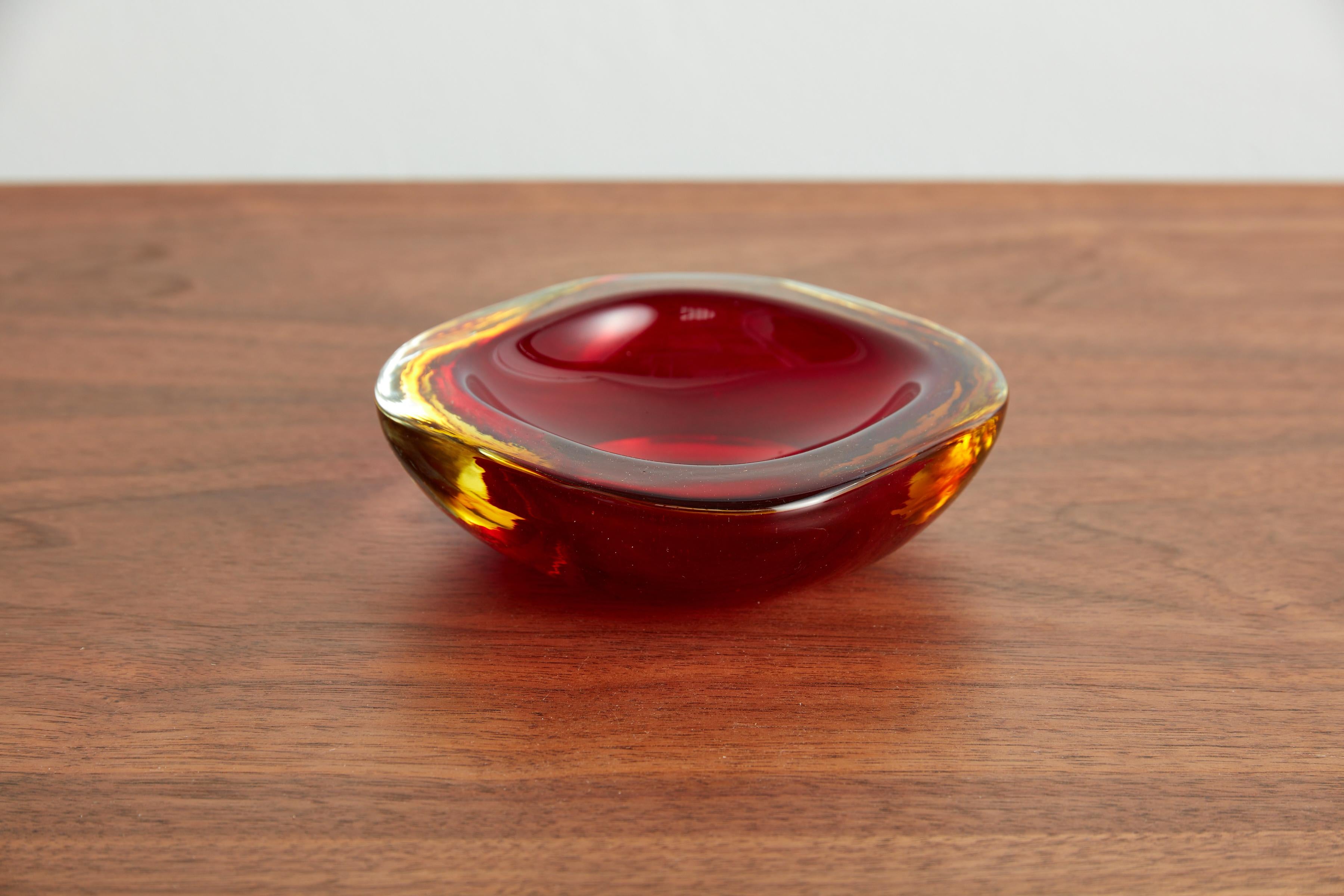 Murano Glass Ashtray For Sale At 1stDibs