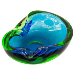 Murano glass ashtray italy around 1950s Murano glass ashtray italy around 1950s