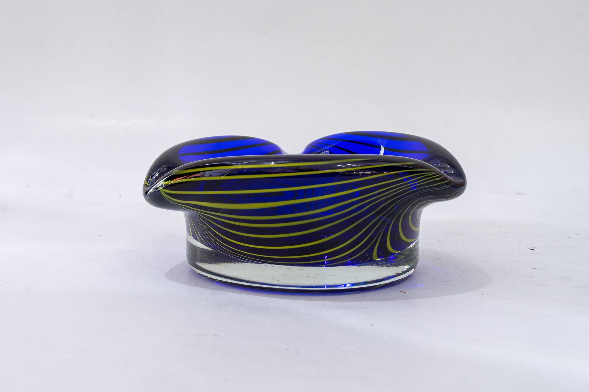 Italian Murano glass ashtray italy around 1970s For Sale