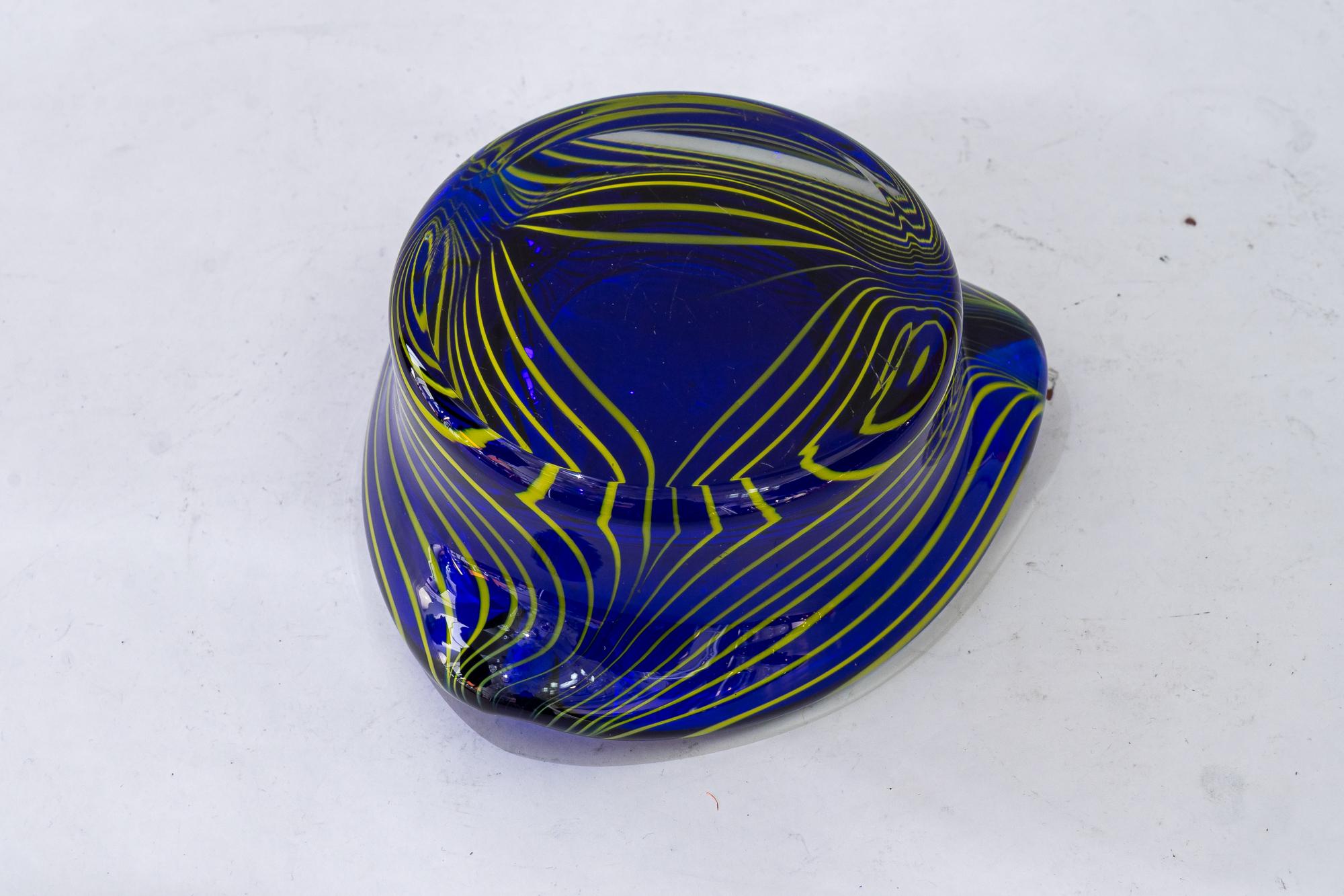 Late 20th Century Murano glass ashtray italy around 1970s For Sale