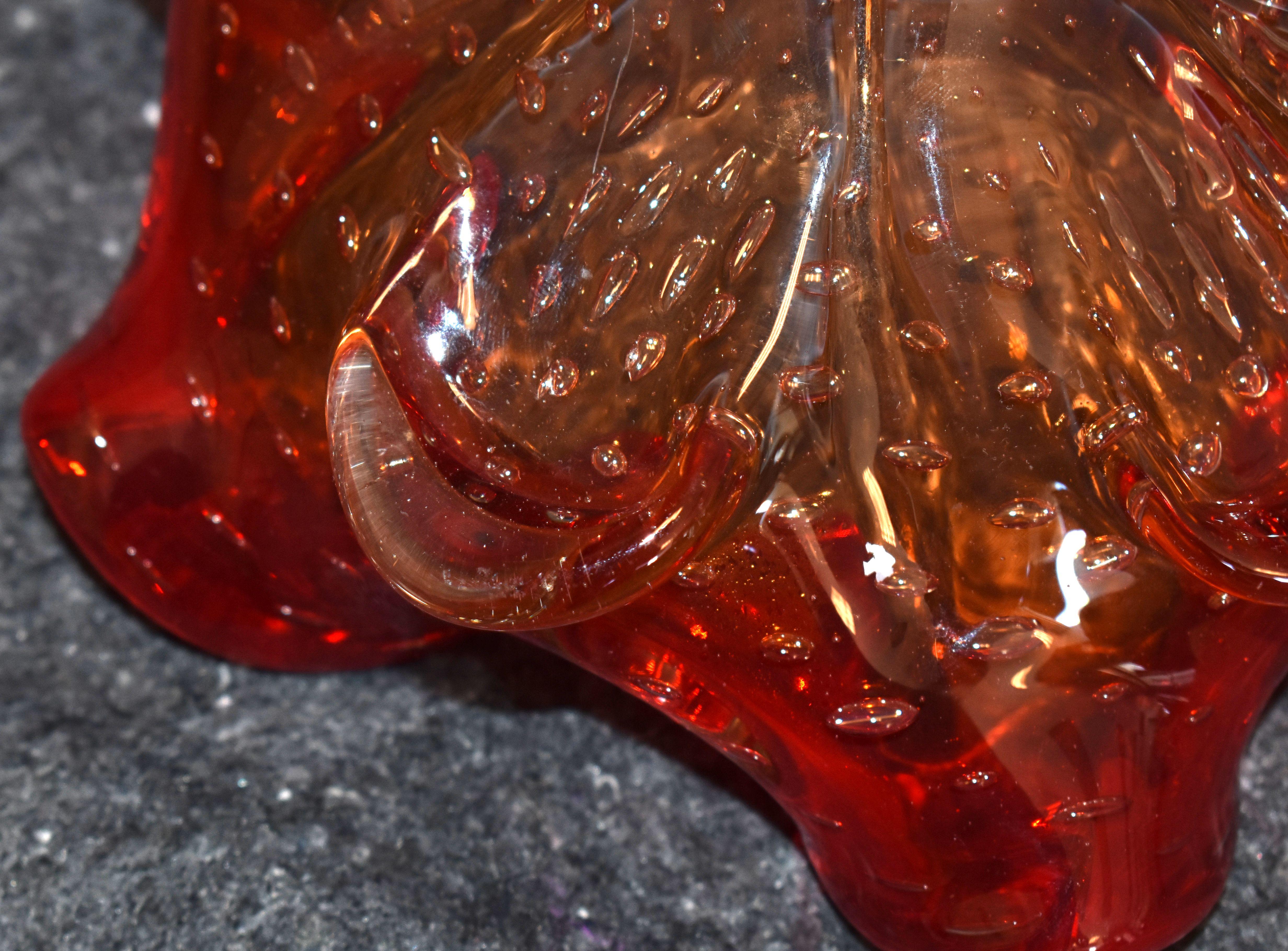 art glass ashtray