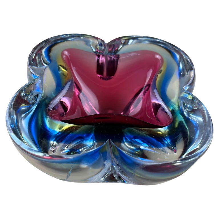 Murano Glass Ashtray, Pocket Emptier, Italy, 1970 For Sale at 1stDibs