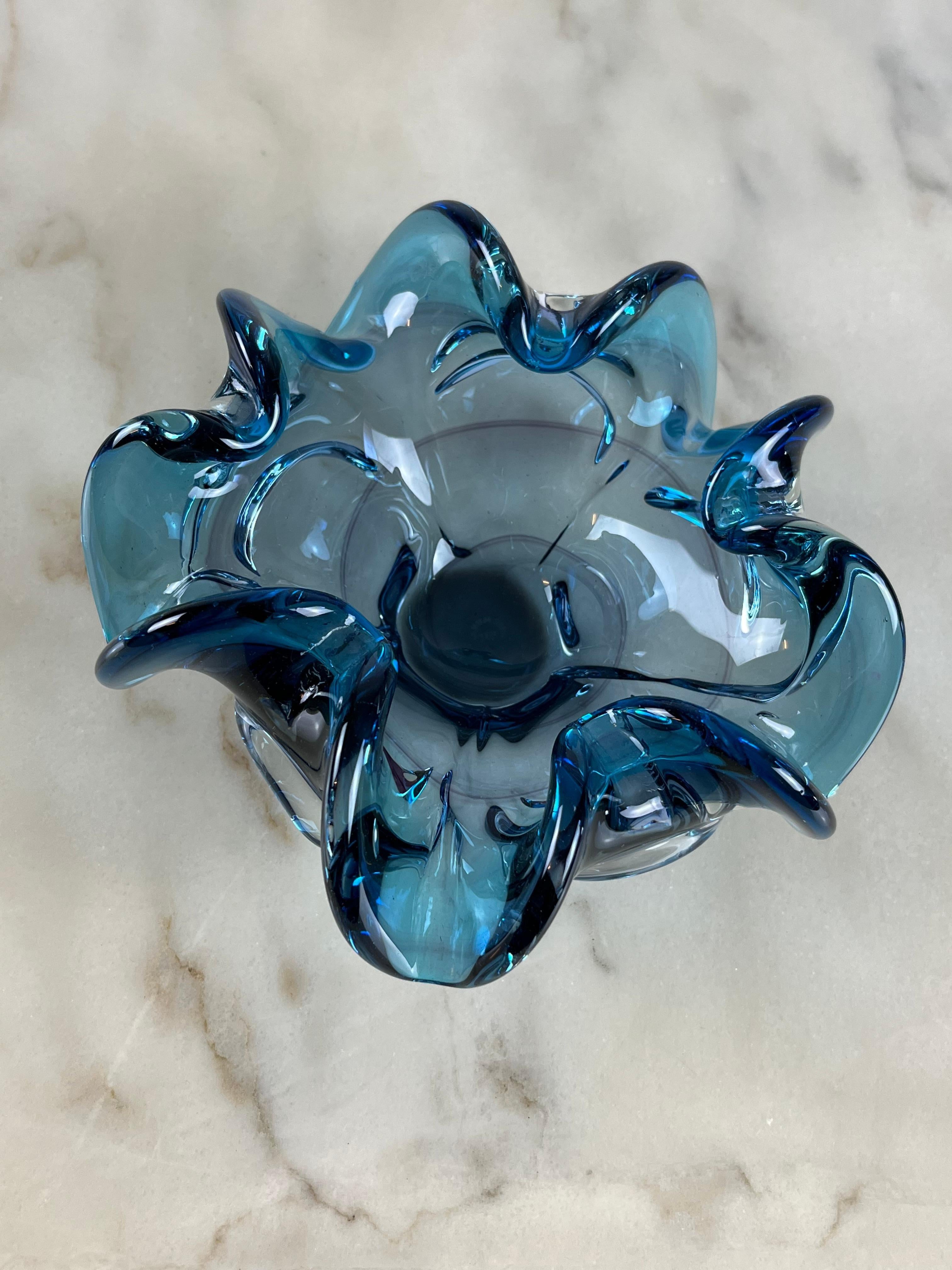 Murano Glass Ashtray/valet Tray, Italy, 1960s In Good Condition For Sale In Palermo, IT